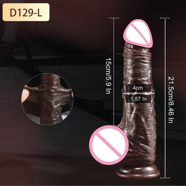 Realistic Dildos for Women Skin Sliding Foreskin Testicles Dildo Anal Vaginal Stimulation Strapon Big Penis Sex Toys for Woman