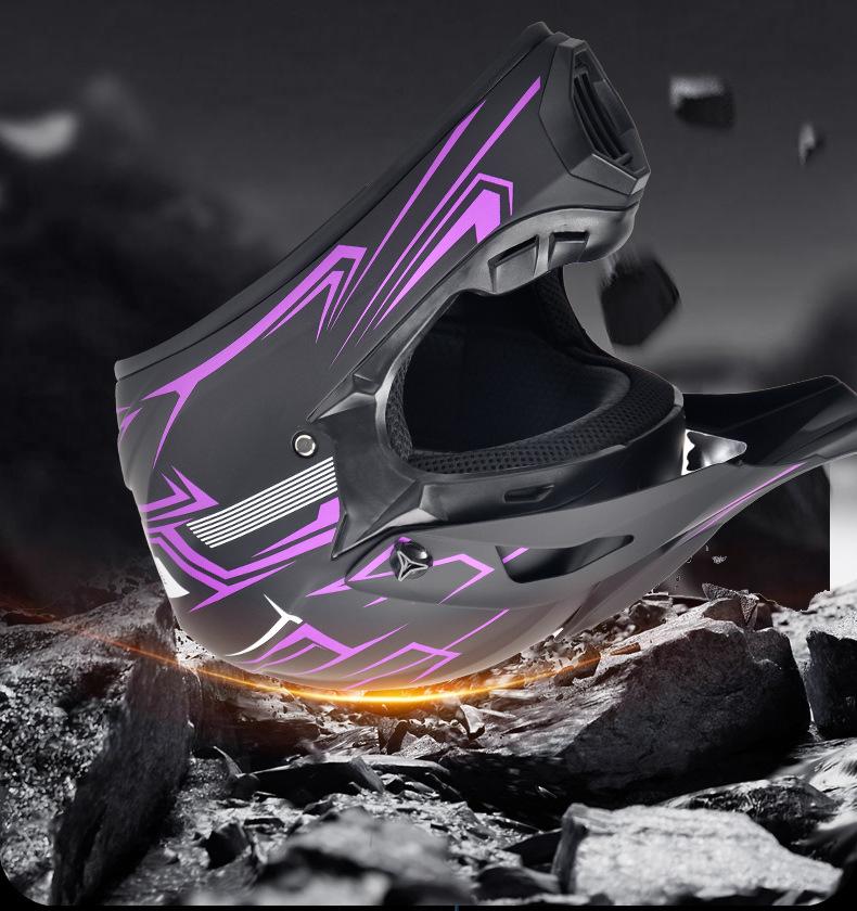 Cross-Border Certified Full Face Off-Road Motorcycle and Mountain Bike Helmet