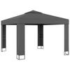 Gazebo with Double Roof 3 X 3 M Anthracite