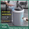 Silent Sensor Trash Can with Lid for Living Room, Bedroom, Bathroom, Kitchen