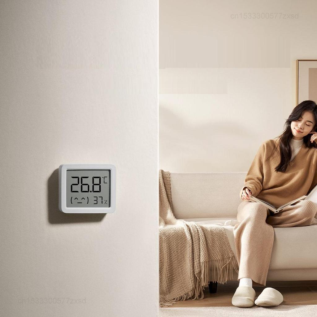 New Mijia Smart Temperature Humidity Sensor 3 Mini Digital Hygrometer Humidity Meter Weather Station Work with Mi Home APP