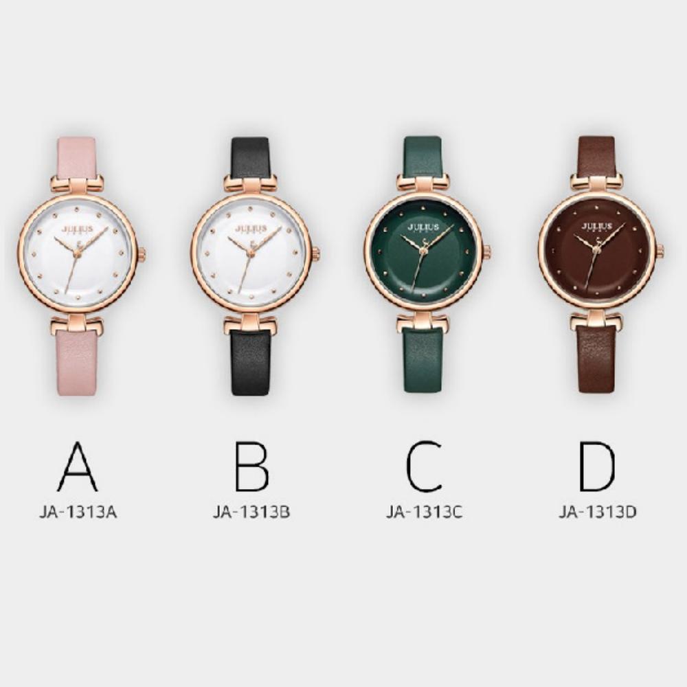 Julius Design Women's Caramel Leather Band Wristwatch A-1313 (Option 4)