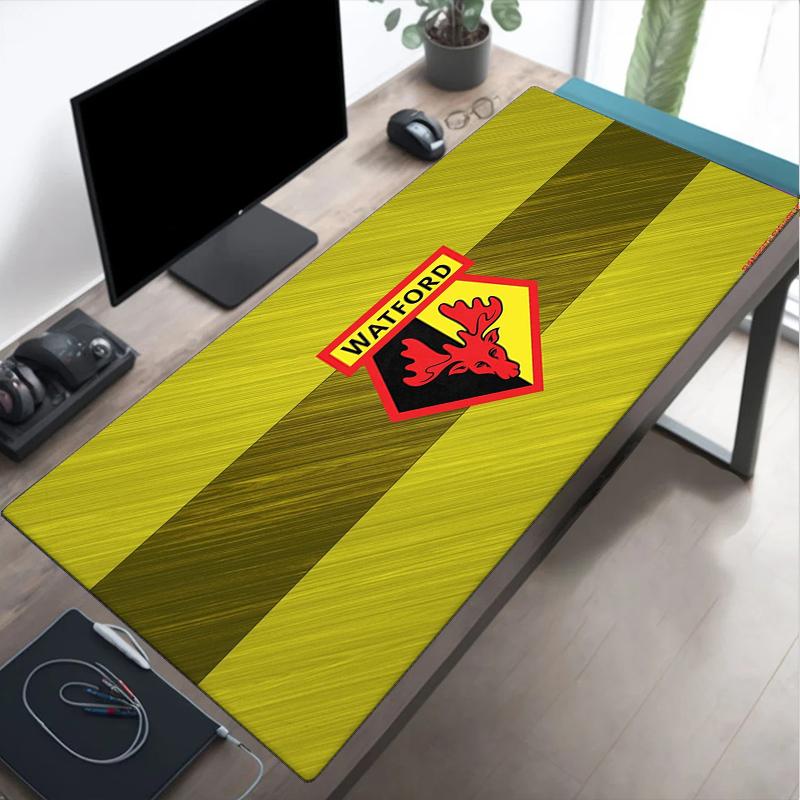Watford Crest Design Mouse Pad, Gaming Mouse Pad, Keyboard Pad, Desk Decor for Computer Notebook Fan Gift Birthday Gift