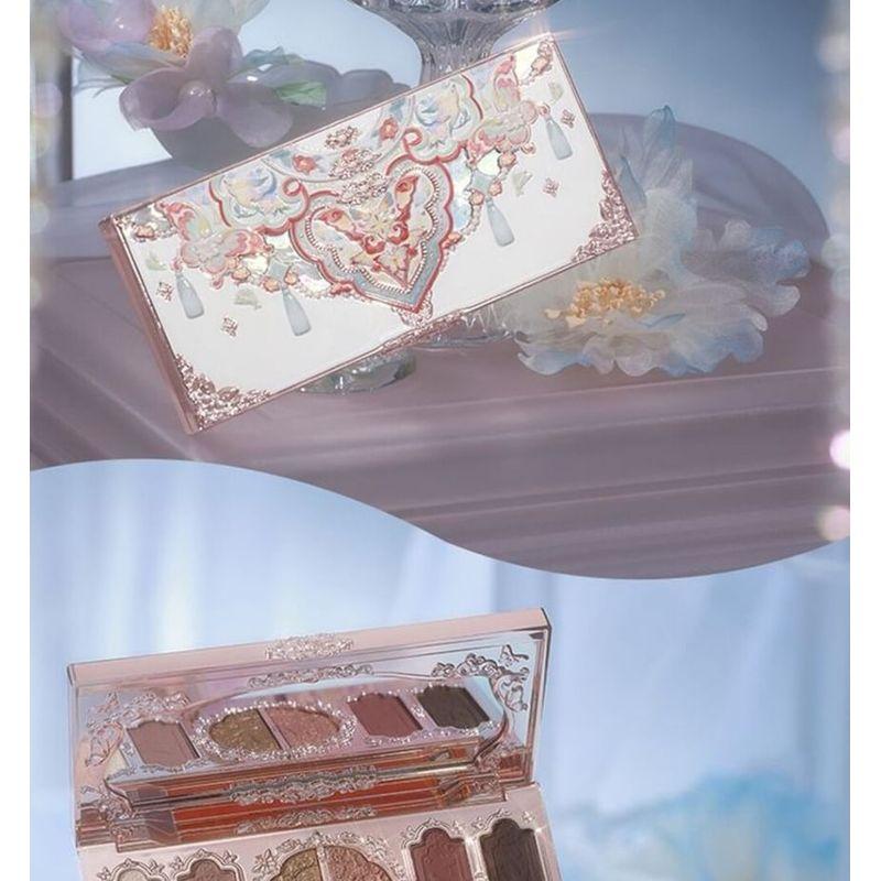 Flower Knows - Butterfly Cloud Collar Embossed Six-Color Makeup Palette - 02