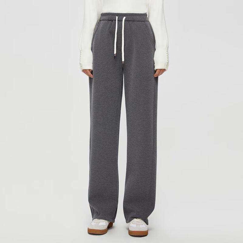 Women's High-Waist Solid Color Casual Long Pants