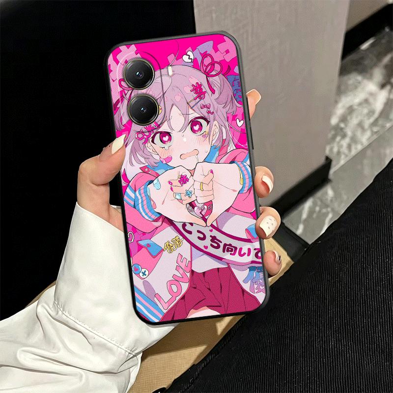 Anime Kwaii Girl Ins Style Soft Phone Case for Xiaomi Poco X5 X6 X7 X8 Pro Max X3 F7 F8 Ultra M8 M7 M6 M5 Redmi 15 15C 14C 13C 1