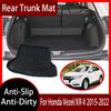 Trunk Mat For Honda Vezel XR-V XRV 2015 2016 2017- Anti-Slip Waterproof Trunk Mat High Temperature Resistant Storage Carpet