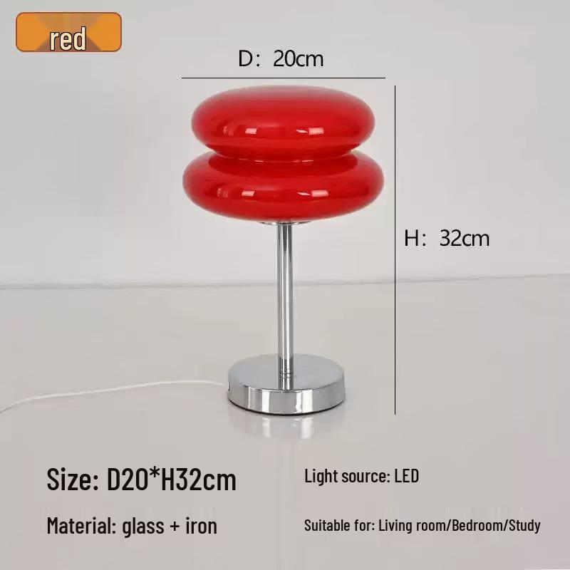 Bauhaus Minimalist Glass Table Lamp for Bedroom & Dining - Unique Gift