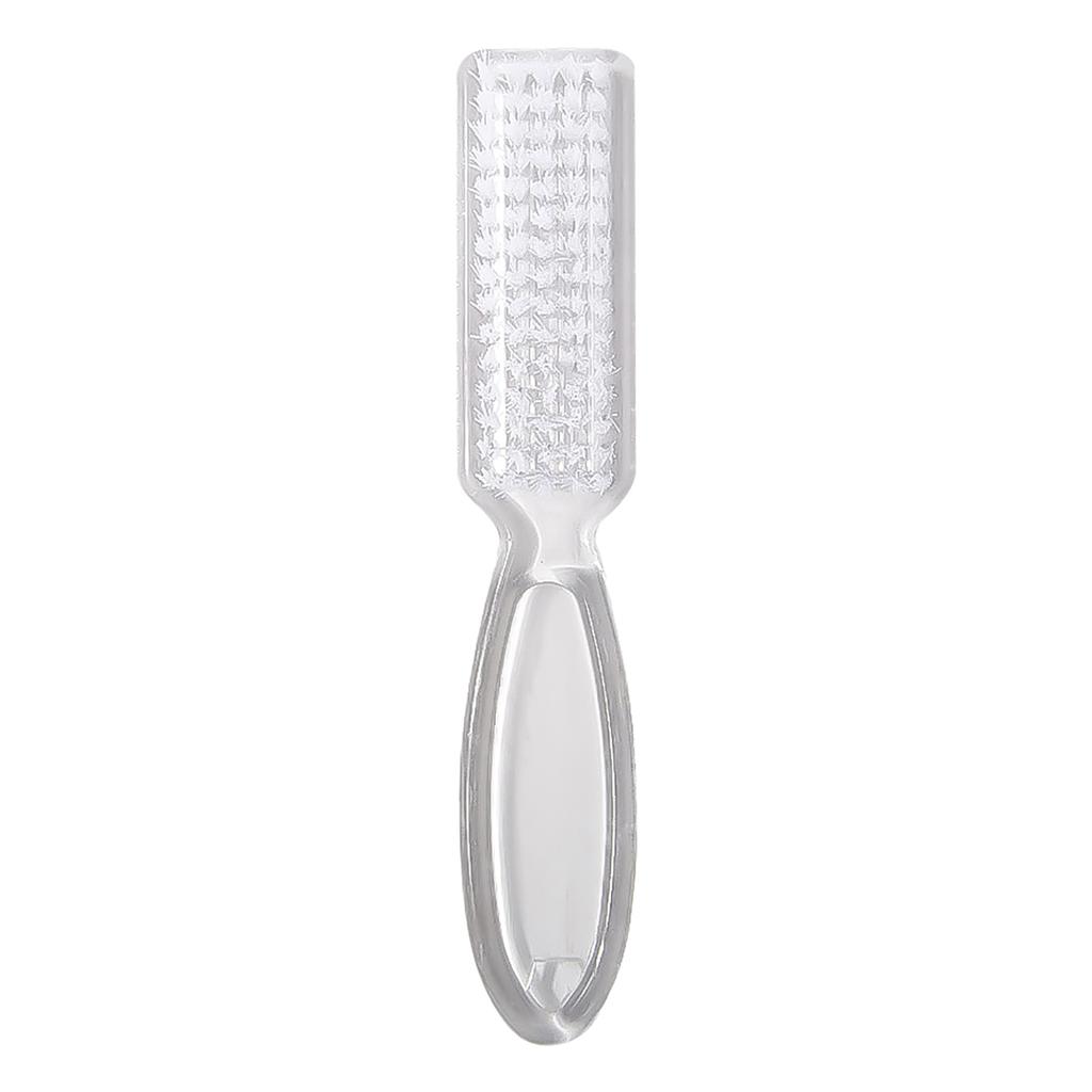 Pulizia Pennelli per Unghie Trasparenti Manico Lungo Morbidi Rimuovi Polvere Pennelli per Unghie Multifunzionali Cinque Colori Strumenti Manicure Pedicure