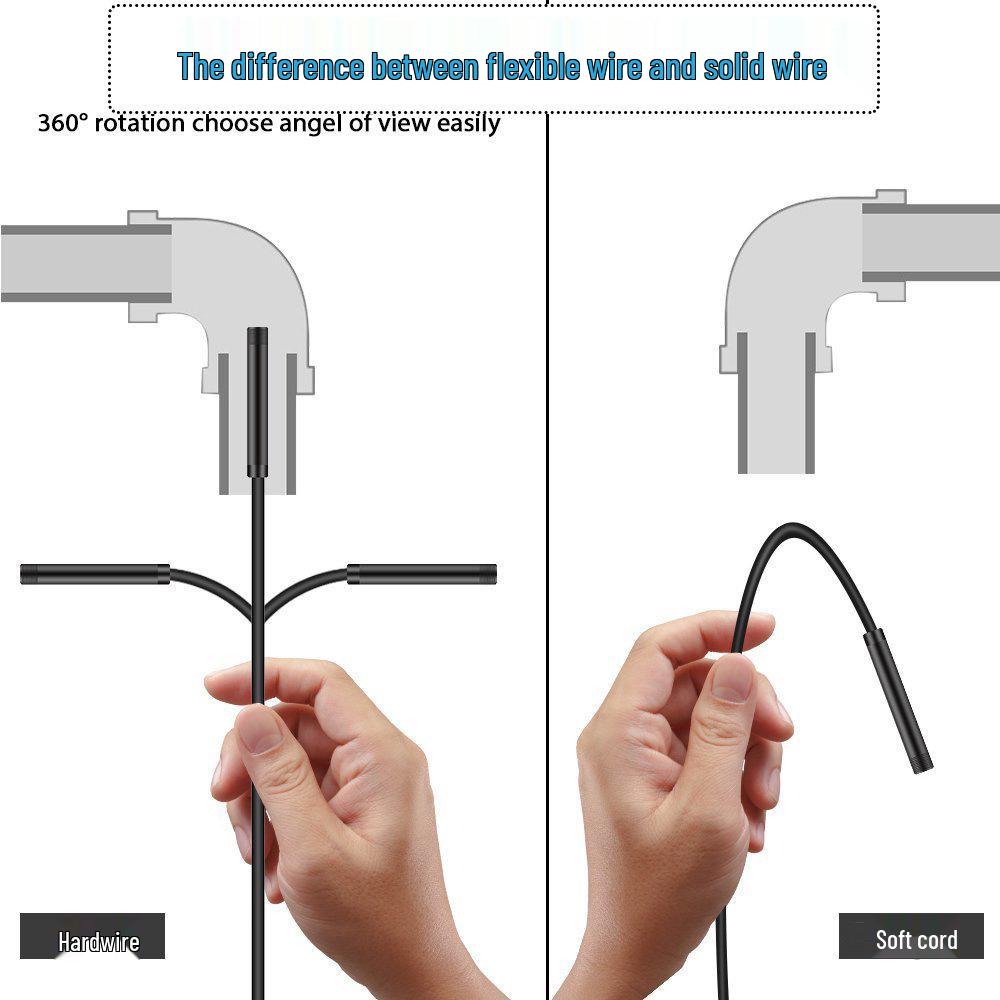 Type C HD Waterproof USB Endoscope Camera for Pipe Inspection and Auto Repair