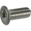 TRUSCO Hex Lobe Ultra Low Head Screw, Stainless Steel, M6 X 20, Pack of 10, B183-0620