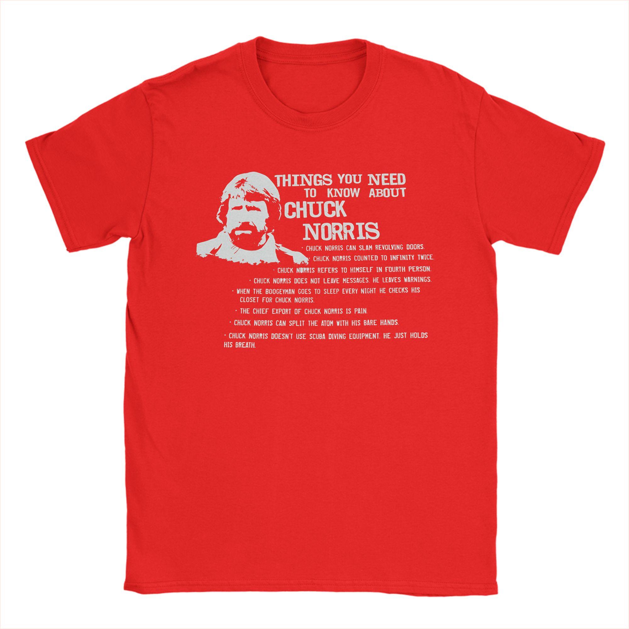 Chuck Norris Walker Texas Ranger and Chuck Norris Facts Meme Jokes TShirts Hipster Awesome Pure Cotton Clothing Birthday Gift S