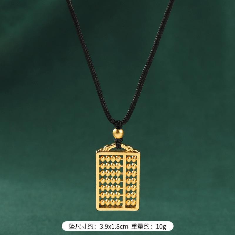 

Wang Jiaer Deng Wei Golden Gourd Necklace Men s and Women s Ancient Gold Guochao Pendant Medium and Long Sweater Chain