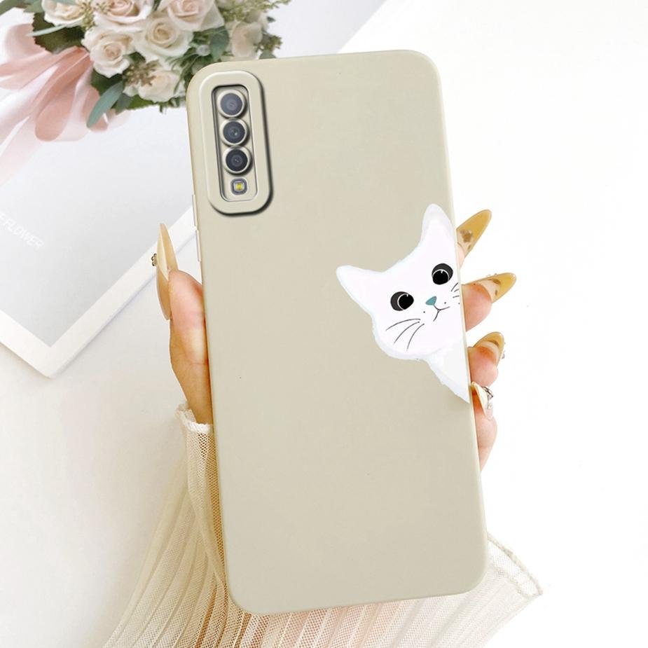 Handyhülle mit niedlichem Katzen- und Entenmotiv für Samsung Galaxy A7 2018 (SM-A750F) und Samsung A9 2018 (SM-A920F).