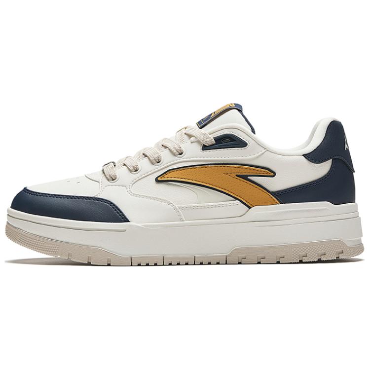 

New Anta 982 Anti-Slip Wear-Resistant Low-Top Skateboard Shoes Men White Black 112448068-9 40.5