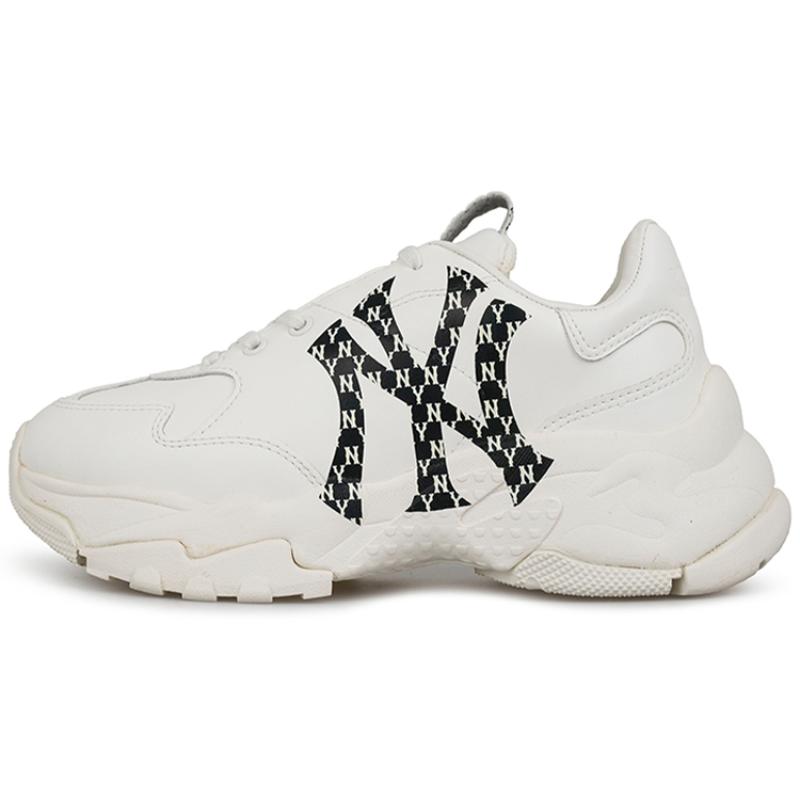 

Кроссовки MLB Big Ball Chunky New York Yankees Бело-Черные 32SHCM011-50W 38