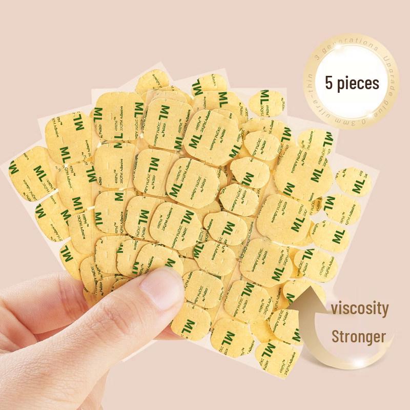Jelly Glue Ultra-Thin Waterproof Long-Lasting Removable Transparent Nail Art Stickers