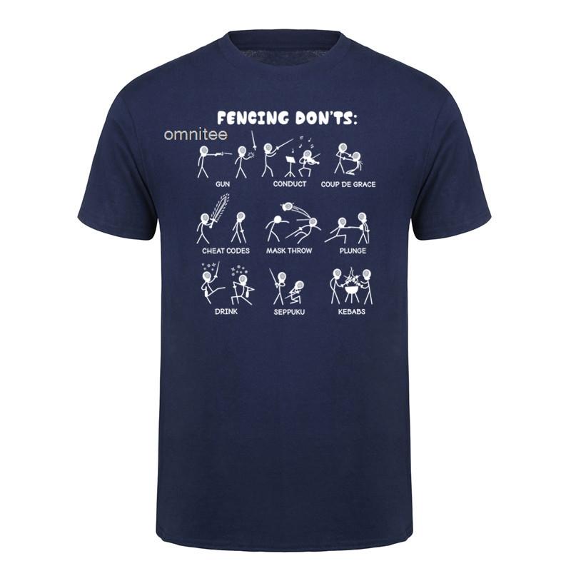 Funny Fencing TShirt Fencer Gift Tee Foil Epee Saber Athlete Graphic T Shirt for Unisex Unisex HJ067