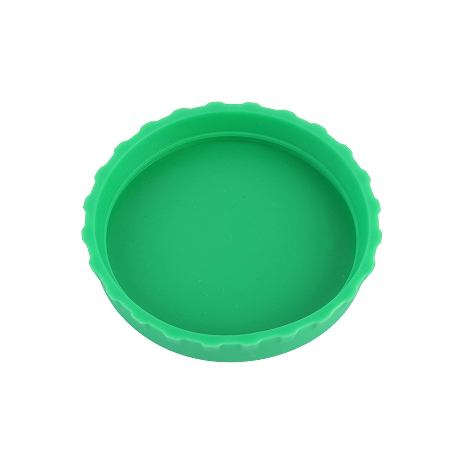 

Силіконові кришки для банок, багаторазові кришки для банок, ковпачки та захисні кришки, пиво, напої, сік, кола, підходить для стандартних банок One Size зелений