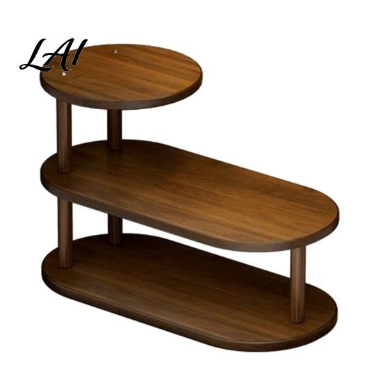 Key And Ornament Storage Organizer Wooden Desk Shelf Organizer Entryway Holder Stand Rustic Desktop for Decorative Items Tiered Rack Office