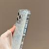 Cute Ocean Dolphin Phone Case for iPhone 13 14 15 16 Pro Max Fundas with Charm INS Korean Luxury Glitter Stylish Protective Cove