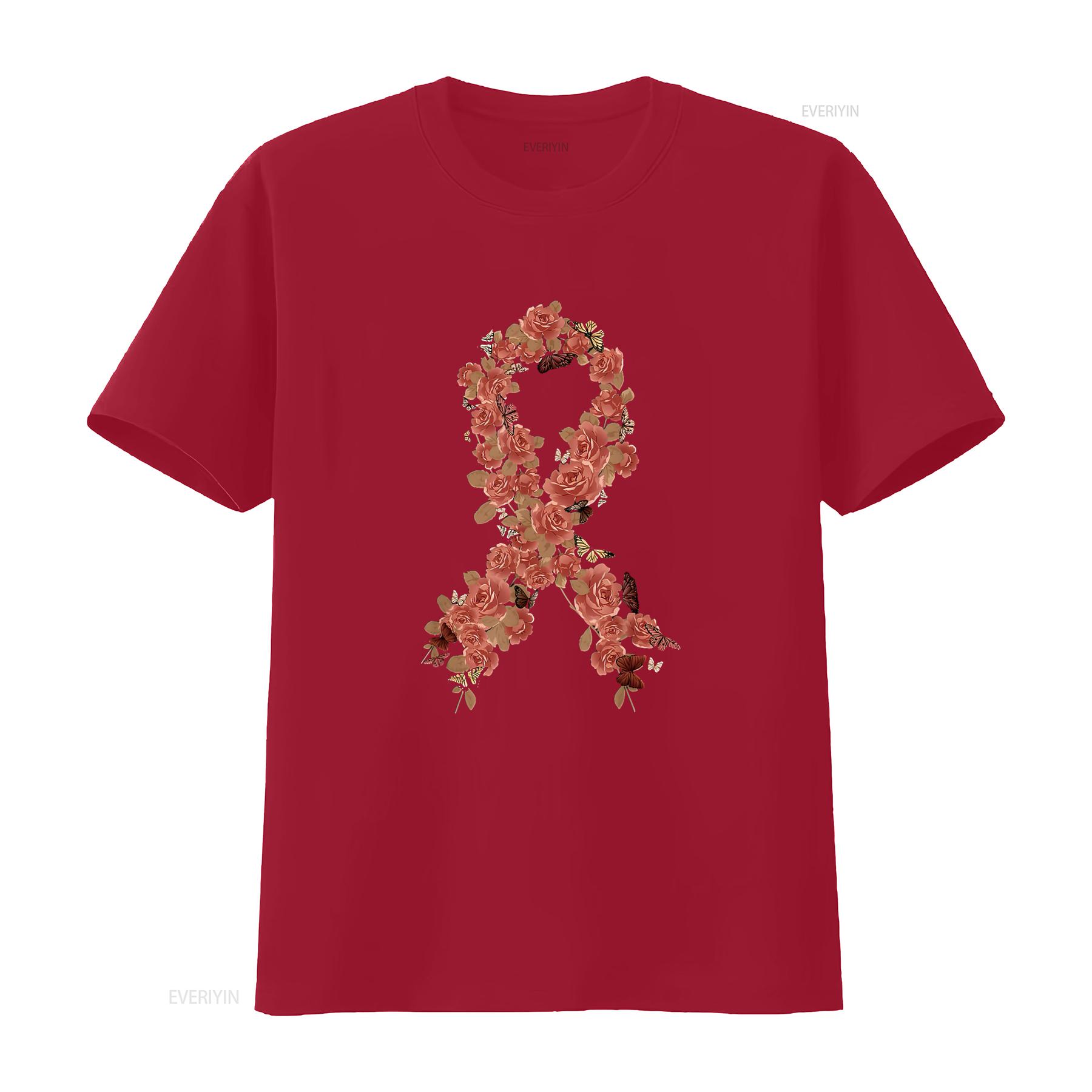 Womens Peach Ribbon Uterine Endometrial Cancer Awareness T Shirt Black 2X Large vintage Washed Unisex fashion Slightly S