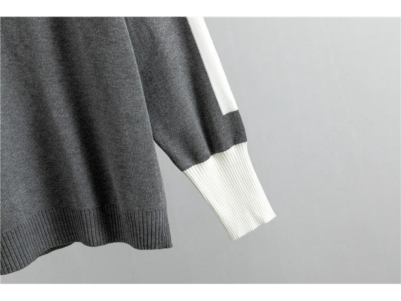 Spring & Autumn 2025 Women's Plus Size Fashionable Knitted Two-Piece Suit