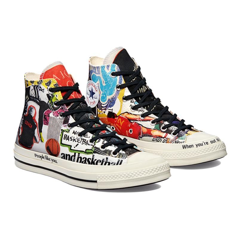 Converse 1970s Chuck 70 Beat the World Comfortable and Versatile High Top Espadrilles Unisex Red and White