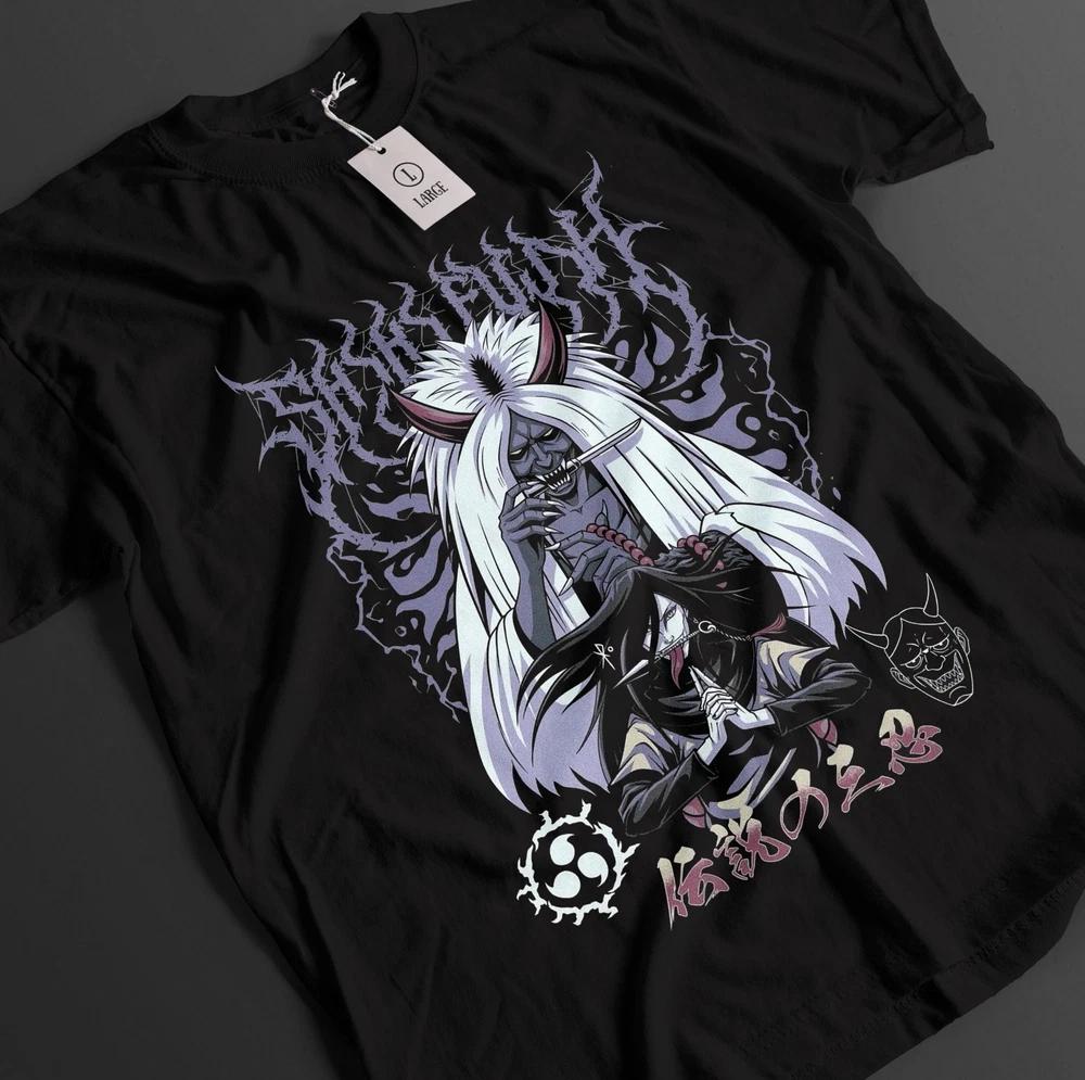Naruto Shirt Orochimaru Tshirt Tsunade TShirt Sasuke Anime Jiraya Unisex Tee S