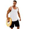 European and American summer fitness training vest men's solid color I-shaped vest men's
