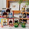 Nezha Aobing Micro Building Blocks Shengongbao Cartoon 3D Assembly Model Guardian Beast Mini Bricks Toys For Kids Gift
