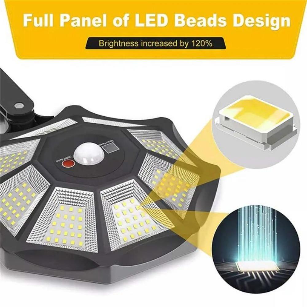 4000mAh Led Solar Lights Waterproof Security Flood Lights Outdoor Motion Sensor Wall Light Waterproof Garden Yard Street Lamp