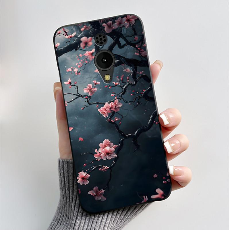 Printed Phone Case For Nokia 150 2G 2023 C2 C10 C20 Funda Coque Soft Silicone Black Shell Cover Cute Flower Cartoon Casing Capa