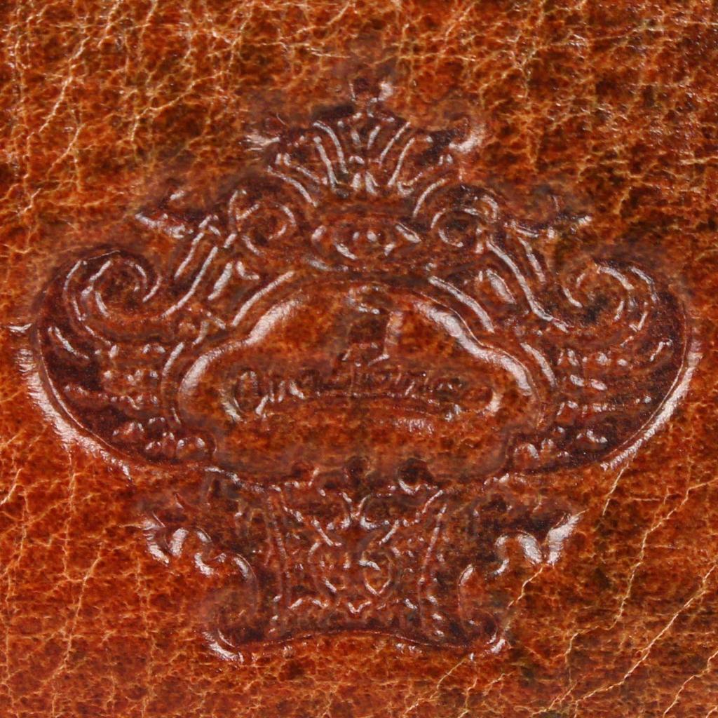 Orobianco Pass Case, Card Case, ID Card Holder, Patina, ORS-071409, Navy