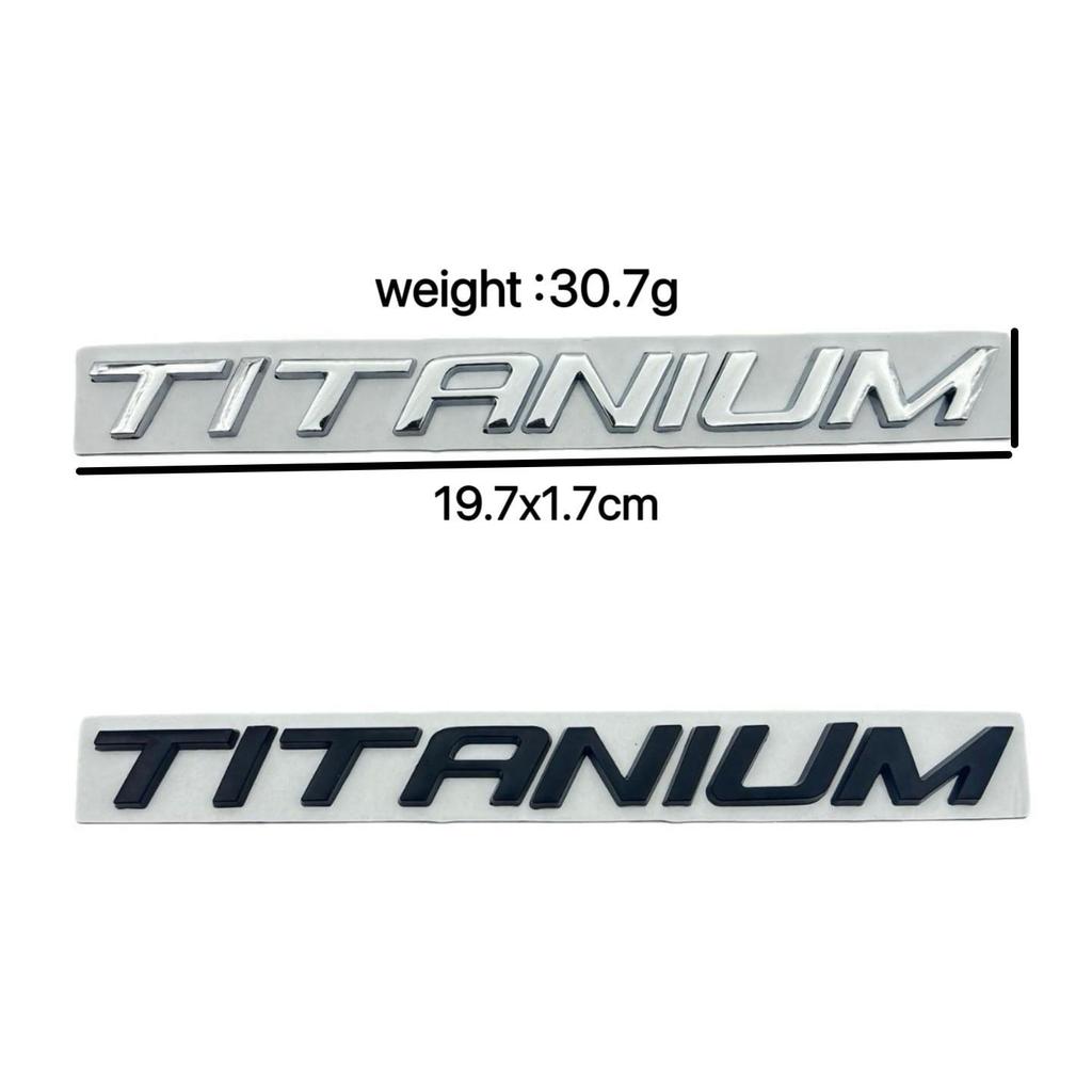 Ford New Edge Explorer Titanium Badge: High-End Plastic Car Emblem Sticker Upgrade