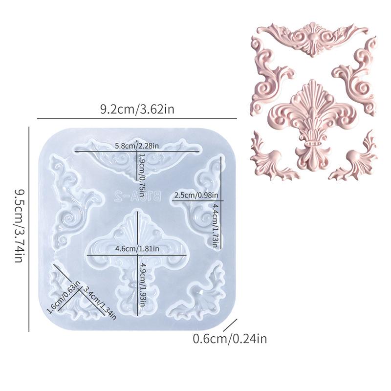 

1 шт. Многоразовая форма для выпечки с узором ангела, Топперы для торта, Европейский ангел, Рельефная форма для свечи, Силиконовая форма с тисненым узором