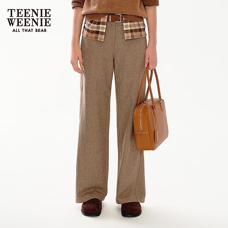 Teenie Weenie Bear Women's Relaxed Straight-Leg Casual Pants