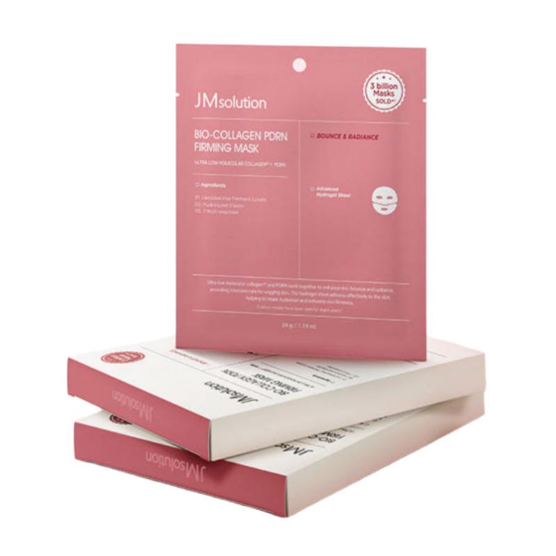 JMsolution Bio Collagen PDRN Firming Mask 34g (4 Sheets × 3 Packs)