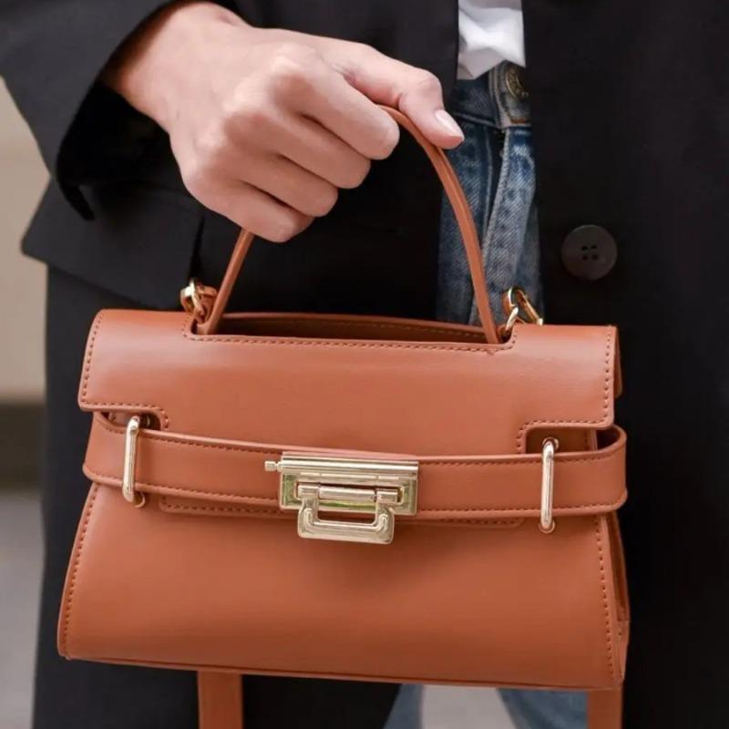 

Мягкая кожаная маленькая квадратная сумка для женщин, портативная сумка через плечо, дорожная сумка через плечо, мини-модная