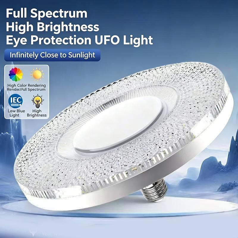 1Pcs Energy-Saving Bulb Ultra-Bright Ceiling Light Universal E27 Led Ufo Light Bulb For Home Living Room Bedroom