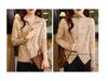 Women's 100% Wool Warm Turn-Down Collar Zipper Cardigan - Autumn/Winter Casual Style