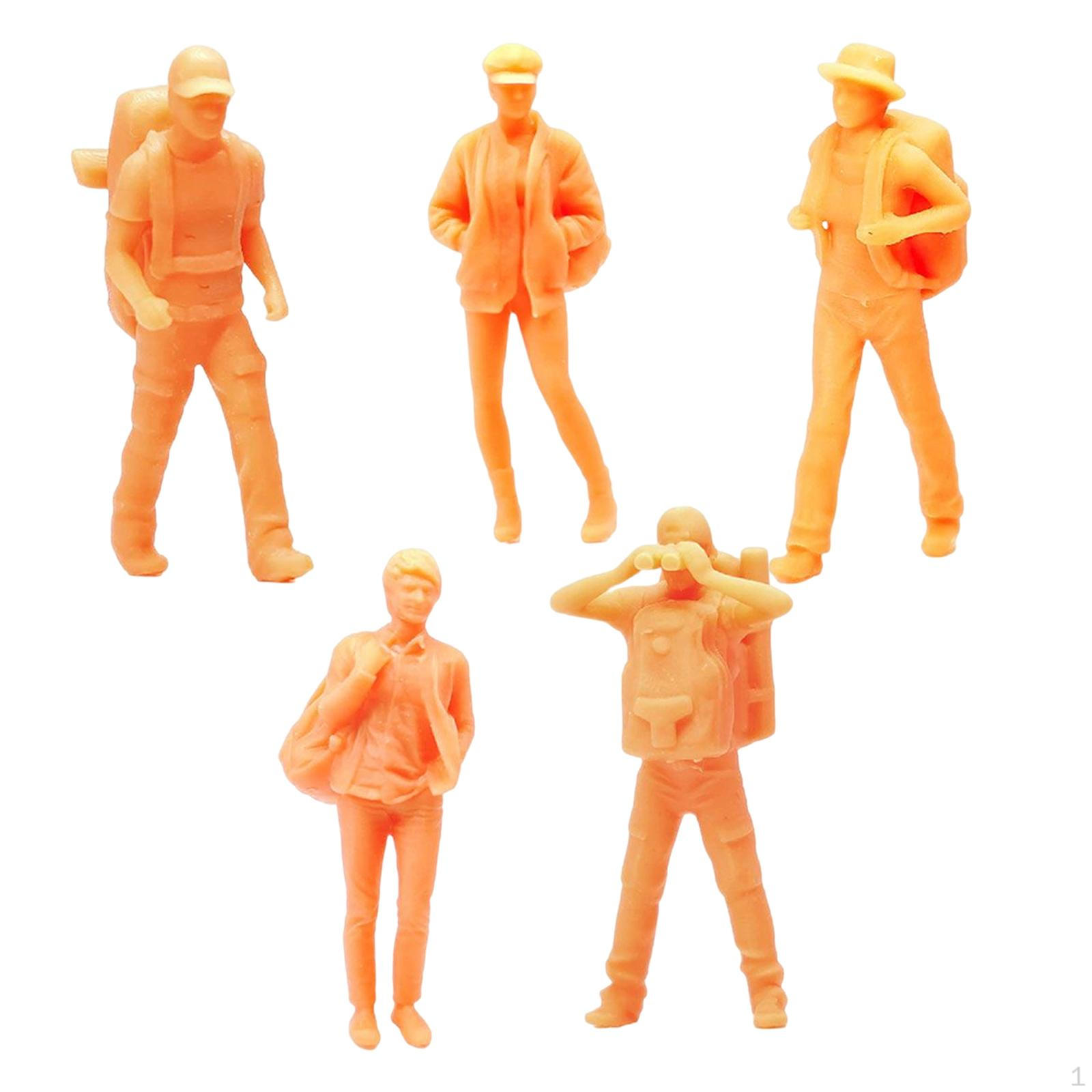 Resin Figures Doll Scenery Landscape Layout Travel Figure for Garden DIY Scene Decoration 87th