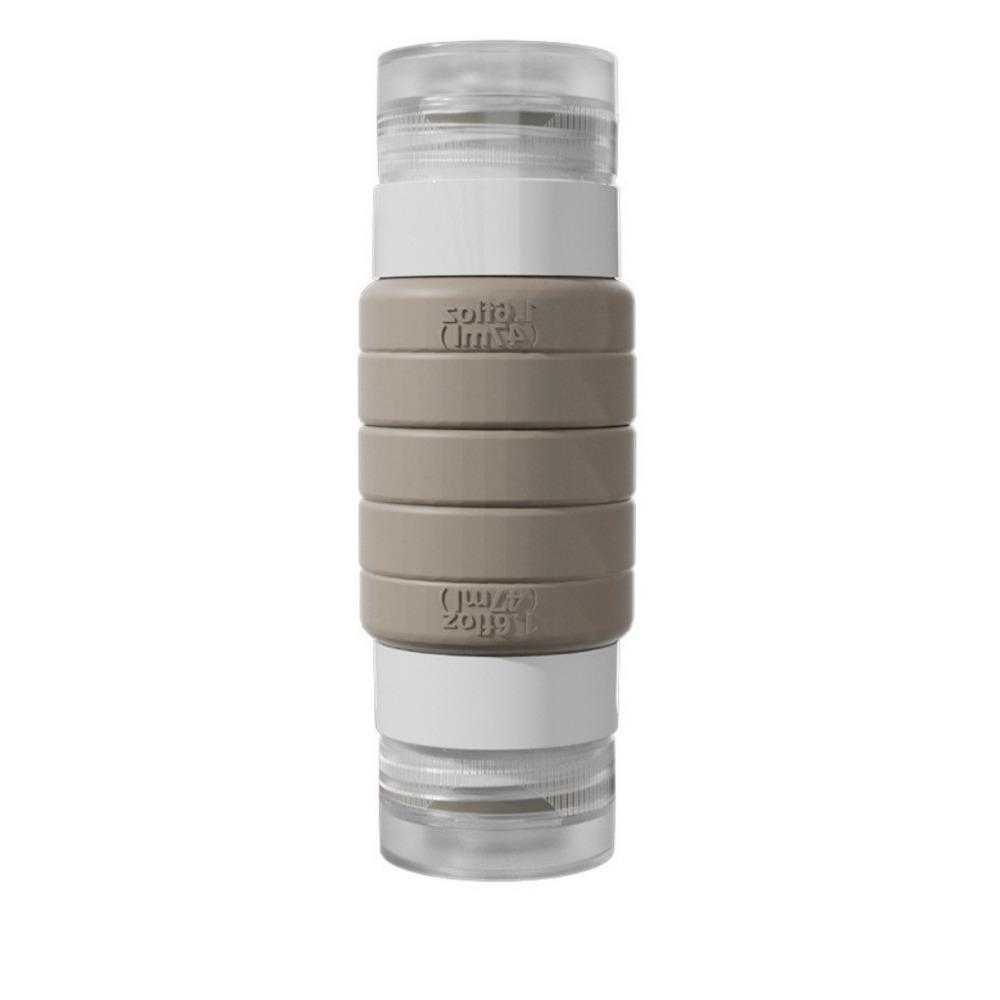 Leak-proof Double-Head Travel Bottle 2 in 1 Squeeze Bottle Packaging Bottle  Lotion Storage