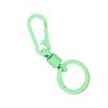 Colorful Zinc Alloy Carabiner Keychain with Rebound Finger Ring