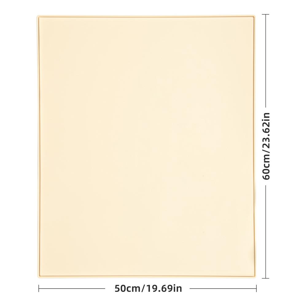 Washer And Dryer Mat Silicone Washing Machine Protector Heat-Resistant Laundry Topper Storage Mat Anti-slip Keeping Area Tidy