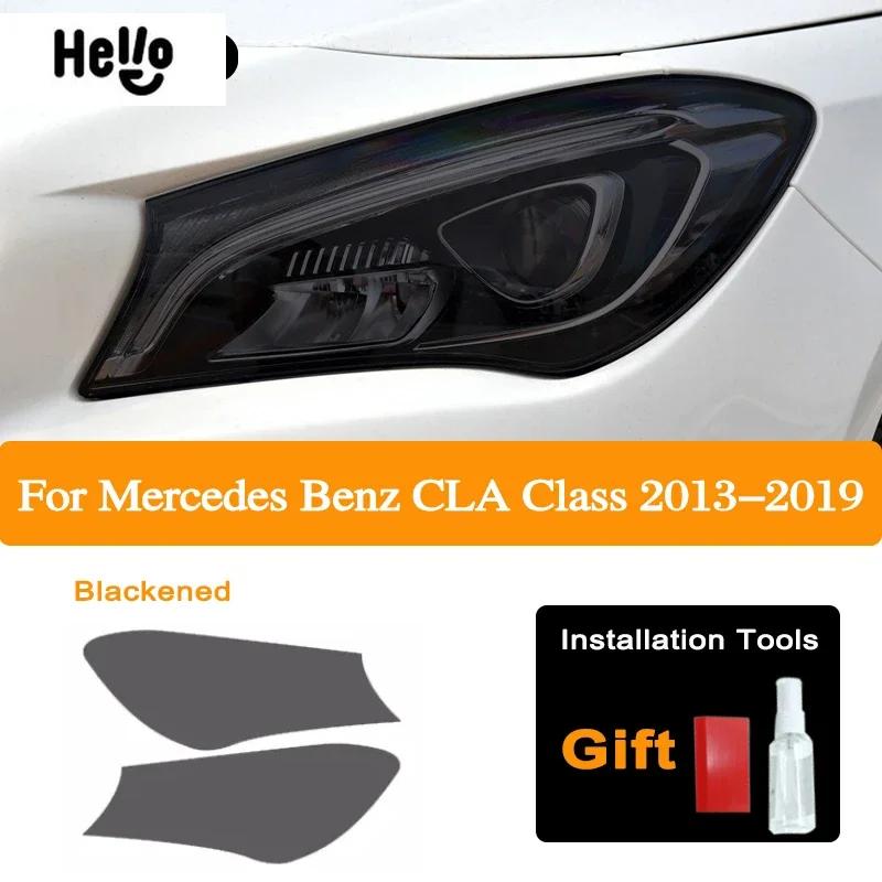Autoscheinwerfer Tönung Schwarz Schutzfolie Rückleuchte TPU Aufkleber Für Mercedes Benz CLA Klasse C117 X117 W117 C118 X118 AMG CLA45 35