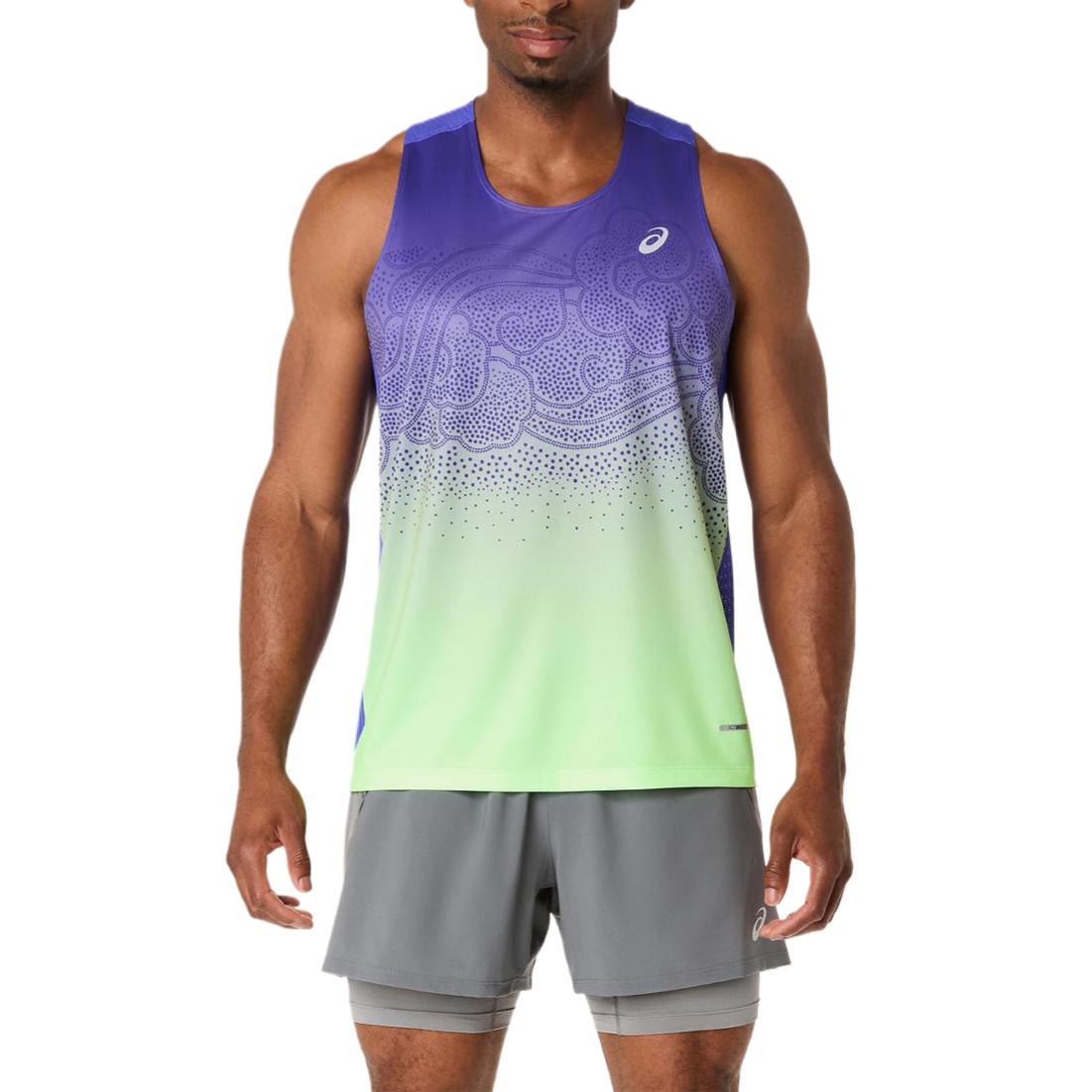 Asics Road Breathable Comfortable Sleeveless Running Vest Men tops 2011D522-401 S