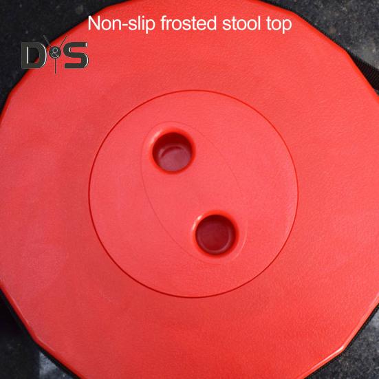 Zusammenklappbarer Klapphocker, leicht, 200 kg Tragkraft, tragbarer Campinghocker, einziehbarer Teleskophocker, faltbare Reise-Fußstütze für Camping