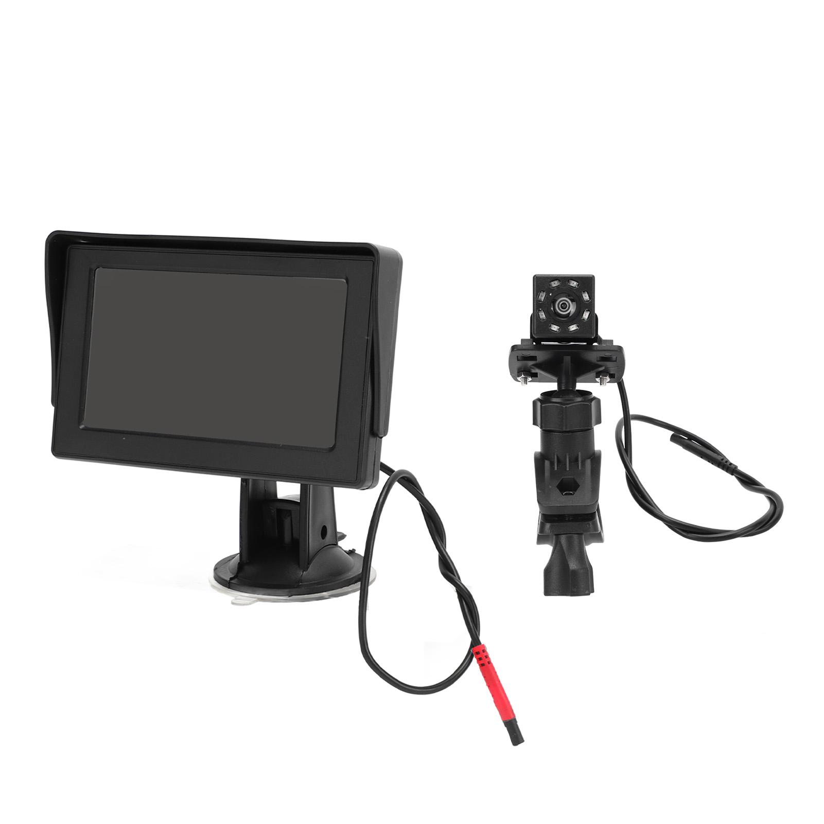 

4,3-дюймовый монитор для детского автокресла с HD-экраном, постоянный ток 12 В, водонепроницаемая камера заднего вида для автомобиля и грузовика