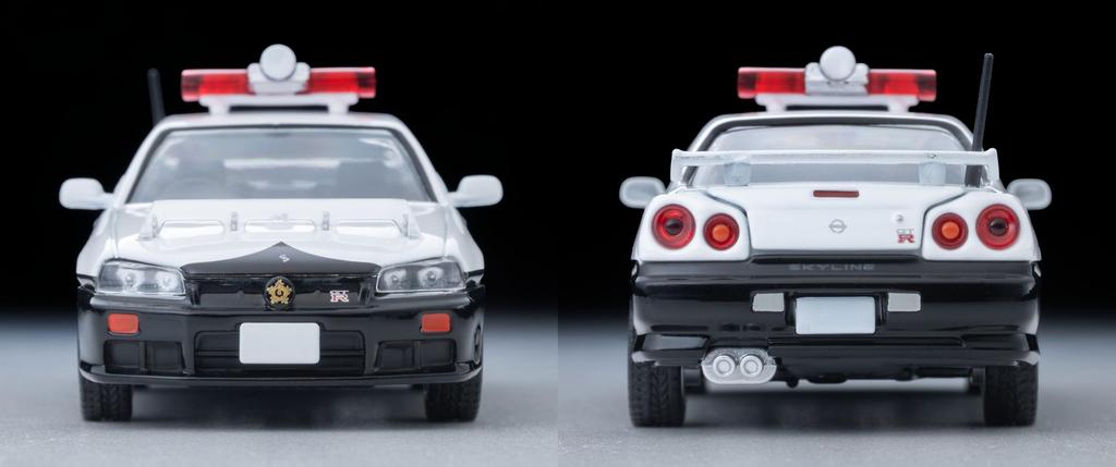TOMYTEC Tomica Limited Vintage Neo Nissan Skyline Sports Coupe 25GT TURBO Patrol Car Yamanashi Prefectural Police Finished Model 336716 1/64 LV-N366a
